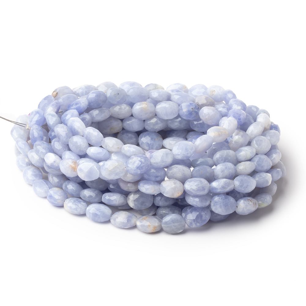 8x6-9x7mm Hackmanite Faceted Oval Beads 16 inch 47 pieces A