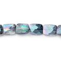 8x6.5-9x7mm Mystic White Topaz Faceted Rectangles 9 inch 26 Beads