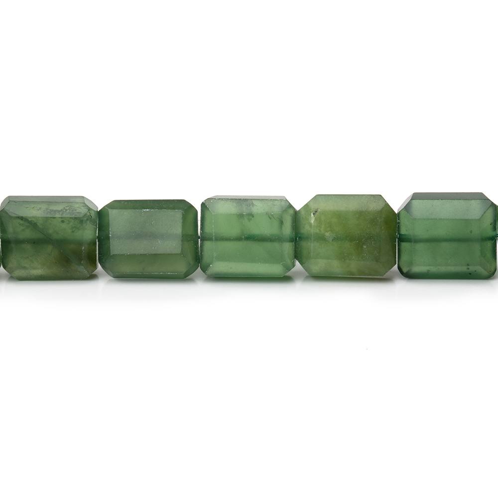 8x7-10x8mm Serpentine Faceted Rectangle Beads 8 inch 20 pieces
