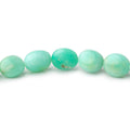 8x7-10x8mm Tanzanian Green Opal Plain Oval Beads 17.75 inch 48 pieces