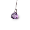 9-11mm Pink Amethyst Faceted Heart Focal 1 Bead