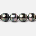 9-13mm Tahitian Saltwater Pearl Beads 16 inch 39 Pieces AA