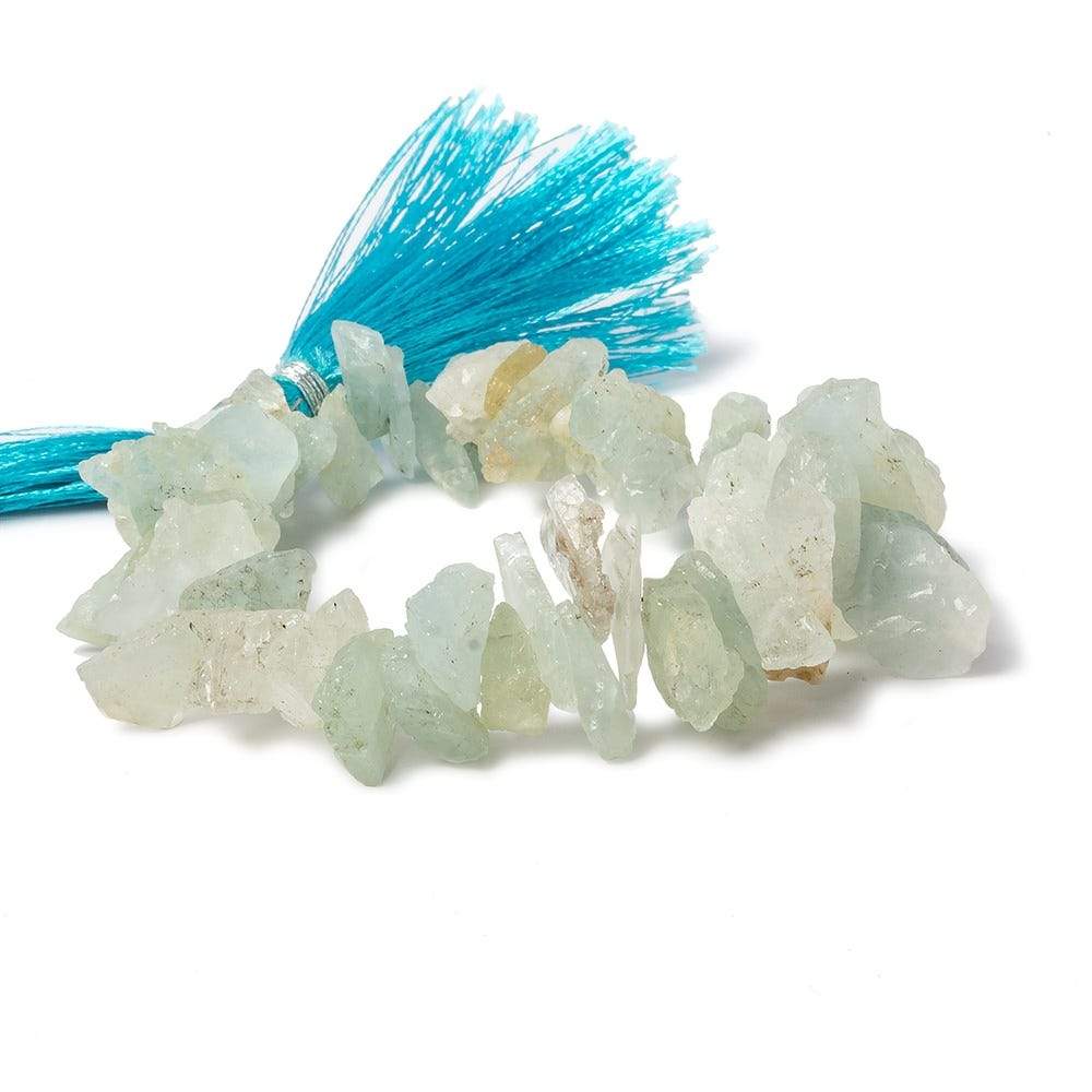 9-15mm Frosted Multi Beryl Chip Faceted Nuggets 7.5 inch 50 pieces