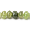 9.5-10mm Grossular Garnet Faceted Rondelle Beads 16 inch 62 pieces