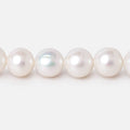 9mm Off White Off Round Freshwater Pearls 15.5 inch 47 Beads