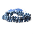 9x6-10x6mm Owyhee Blue Opal Tear Drop Beads 8 inch 61 pieces