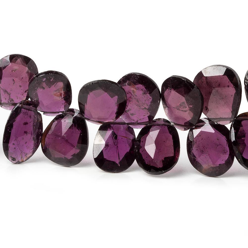 9x6-10x7mm Rhodolite Garnet Faceted Free shapes 7.5 inch 48 beads AAA