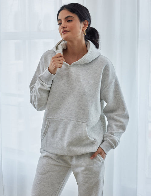 Basics Wolken-Grauer Unisex Hoodie