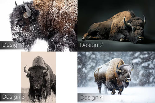 Bison Leinwanddruck • Bison Leinwandbilder
