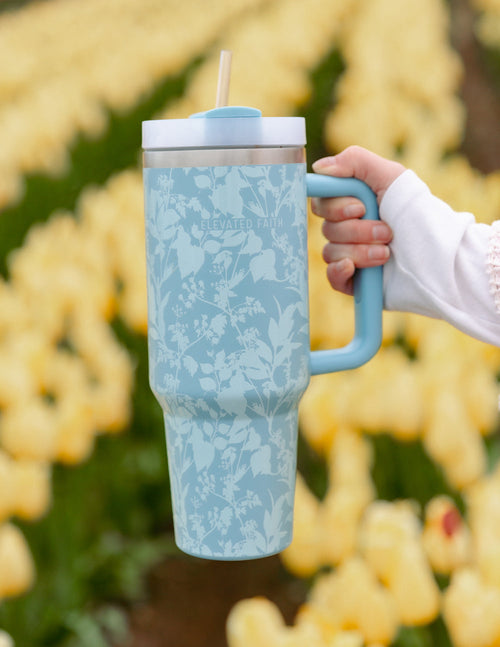 Blue Botanic 40 oz Becher