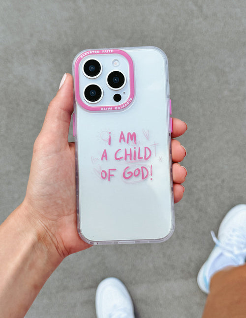 Handyhülle „Child of God“ in Pink