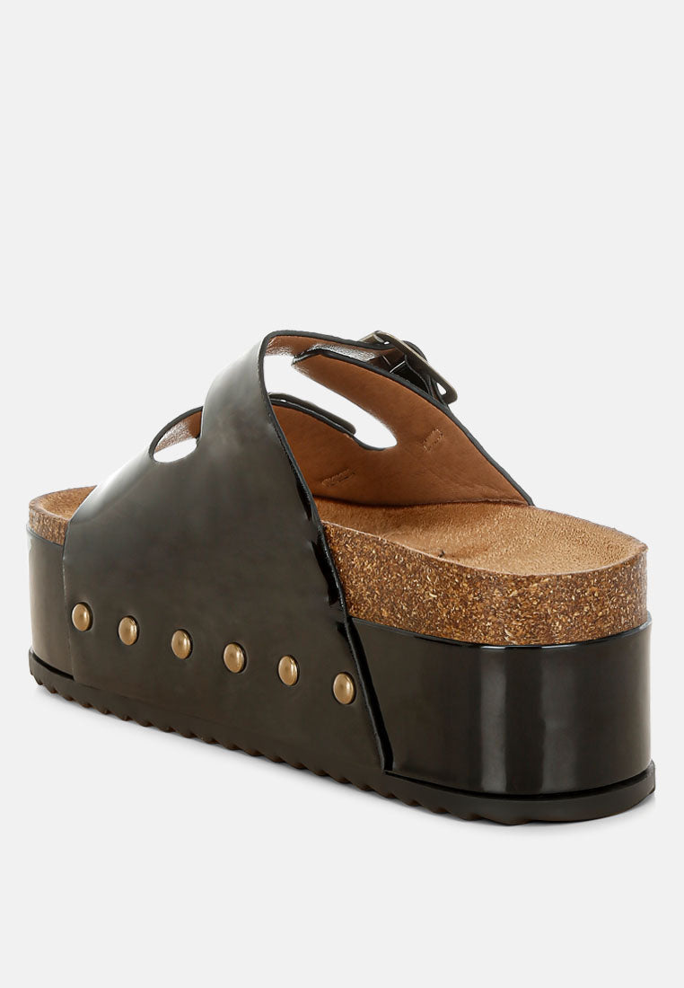 Merton Studded Flatform Slip Ons