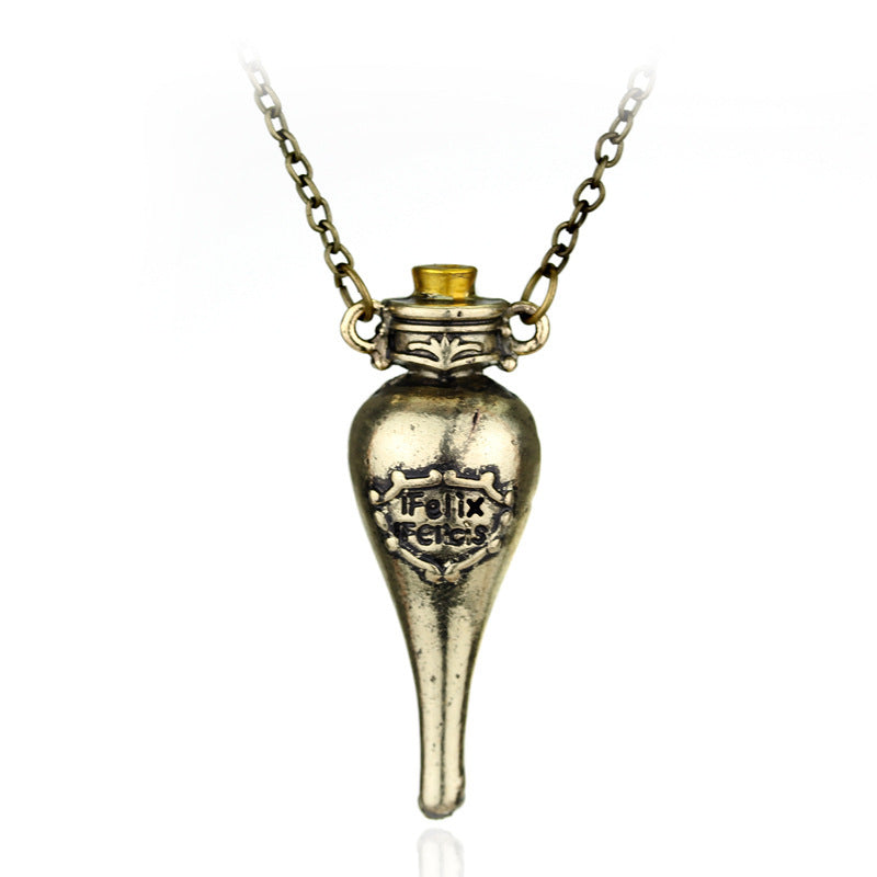 Owl Pharmacy Bottle Death Holy Device Necklaces
