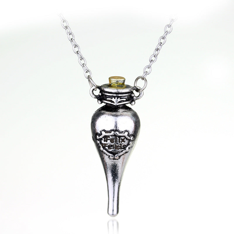 Owl Pharmacy Bottle Death Holy Device Necklaces