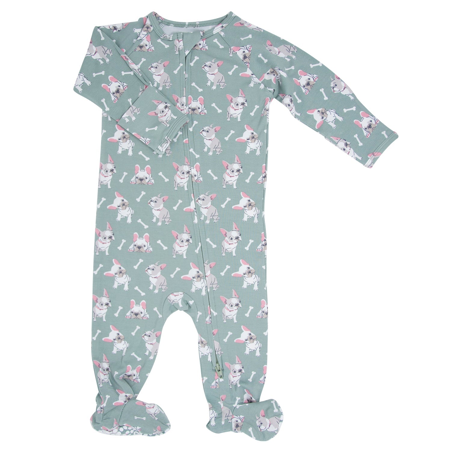 Ruff and Stuff Zipper Footie